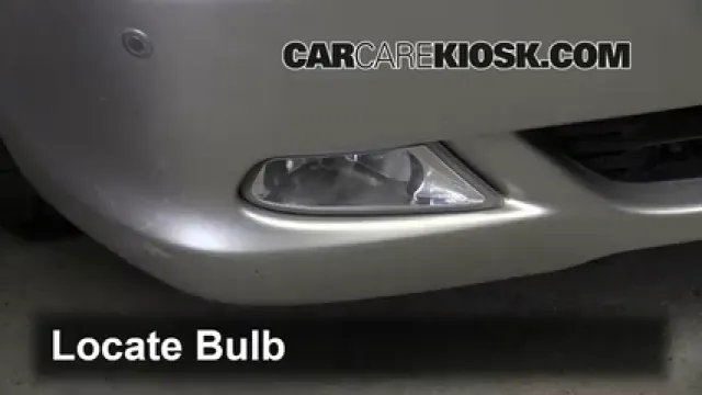 2006 Honda Odyssey Touring 3.5L V6 Lights Fog Light (replace bulb)